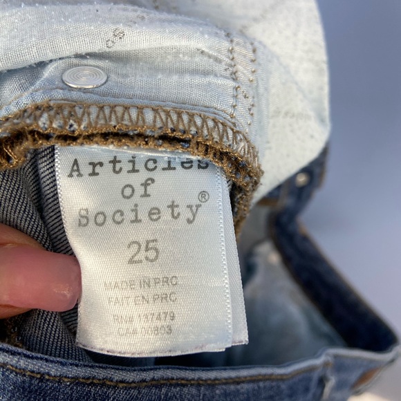 Articles of Society Distress Ankle Jeans size 25 - Picture 7 of 8